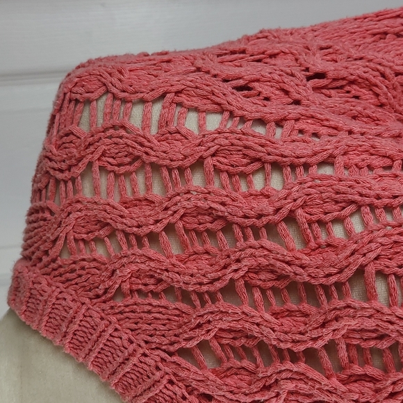 Chico's Open Knit Full Double Zip Sweater - Picture 6 of 13